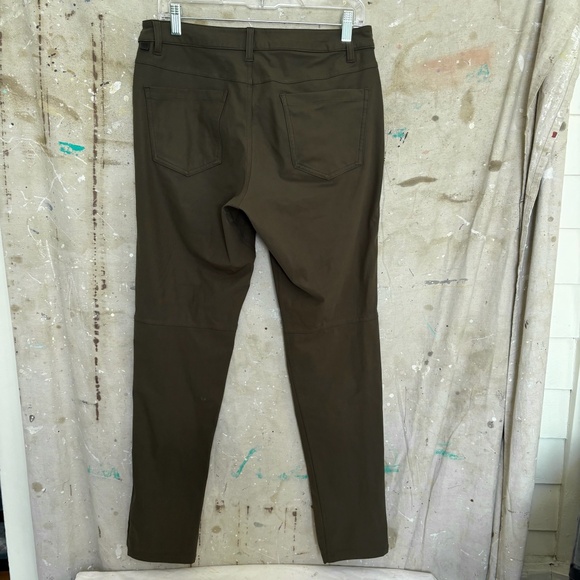 Lululemon ABC Pant Slim Warpstreme 32", Dark Olive - Picture 3 of 4